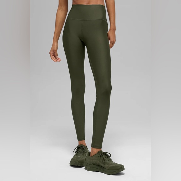AloNwt green olive 7/8 high waist airlift legging XS - Picture 1 of 6